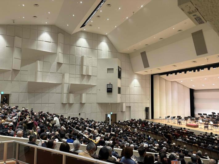 演奏前の会場の様子