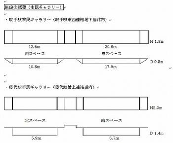 展示スペースのイメージ映像。スペースの詳細は上記の説明のとおり。