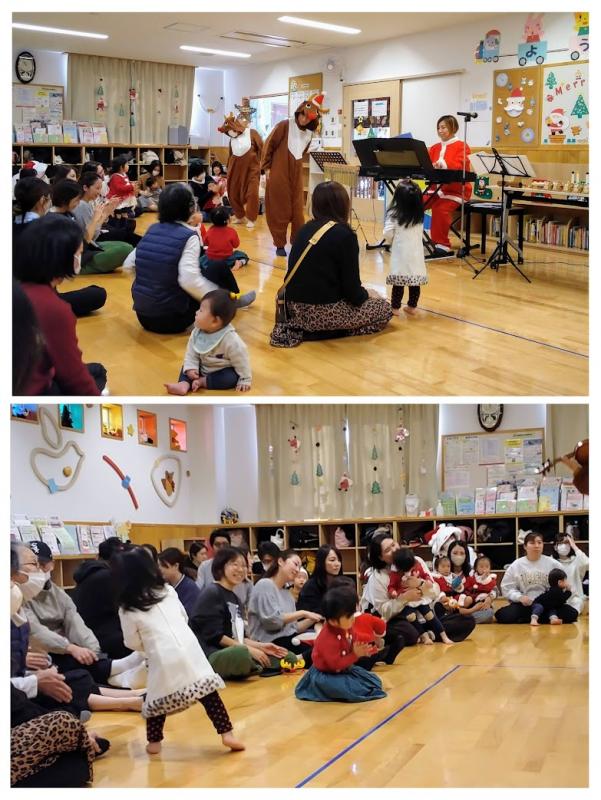 こどもが踊ってる写真