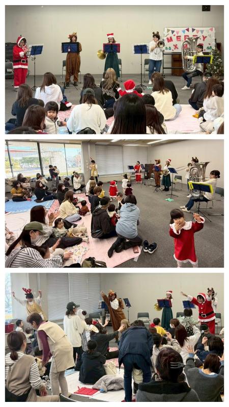 「rhythm♪」(リズム)さんによる管楽器の演奏