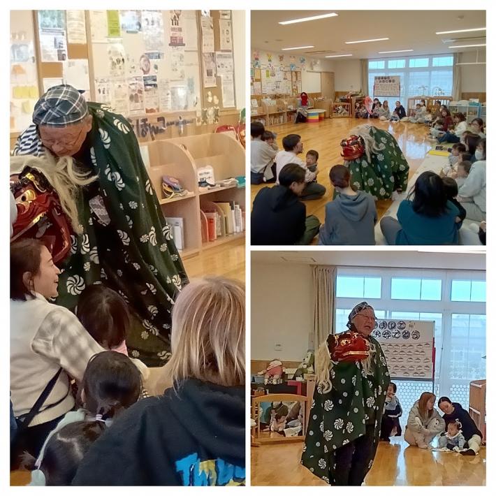 獅子舞が舞っている様子の写真