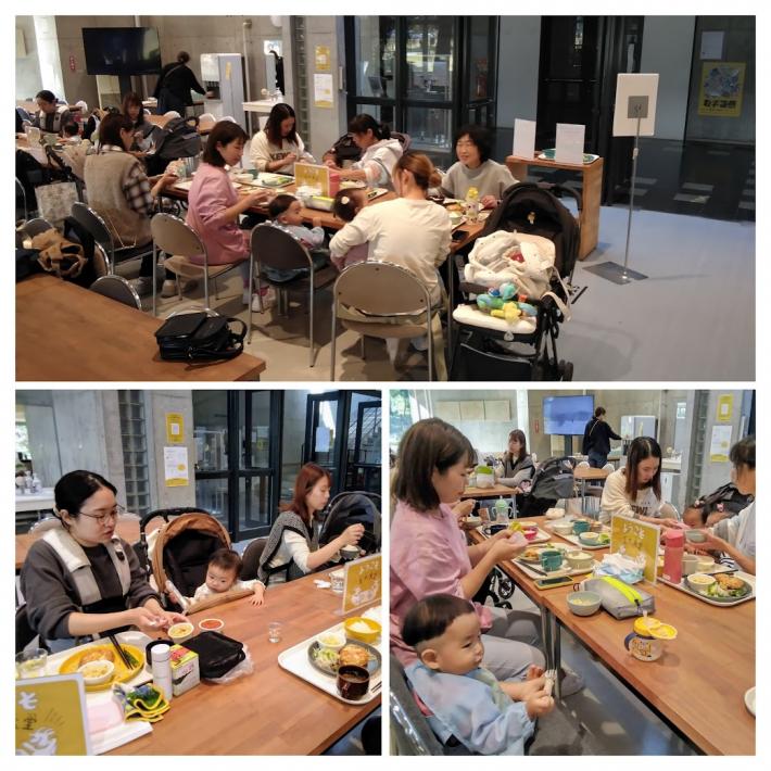 ランチタイムの写真