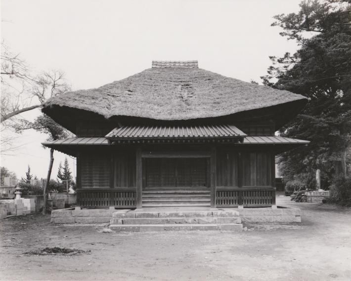解体修理前の龍禅寺三仏堂