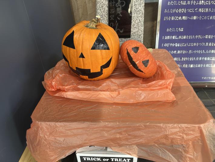 かぼちゃの置物