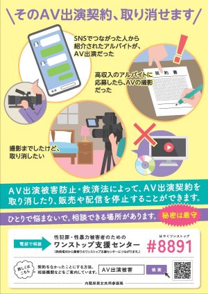 そのAV出演契約、取り消せます