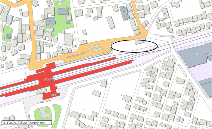 藤代駅北口地図
