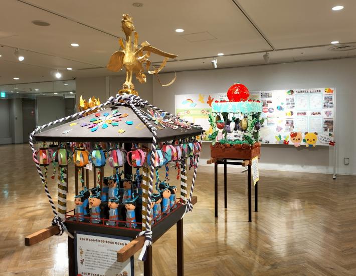 令和7年度「にこにこ元気なとりでっ子!!作品展」の立体作品