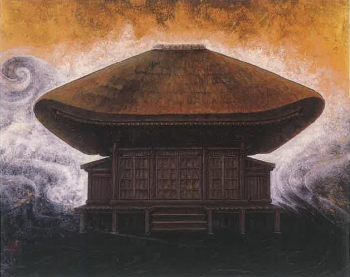 龍禅寺三仏堂の絵