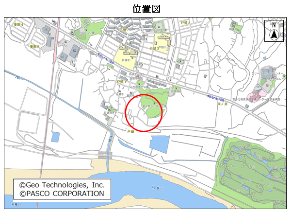 工事場所の広域の案内図です。