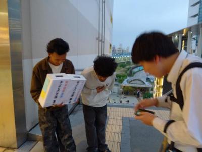募金活動の様子