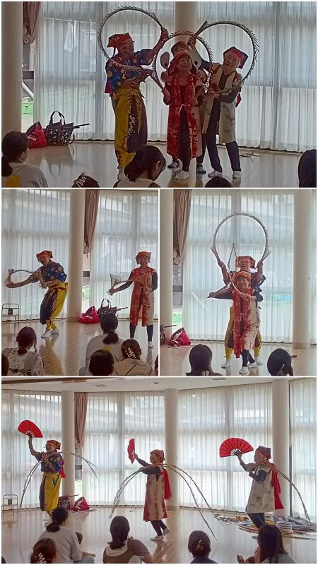 南京玉すだれの演舞