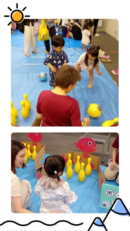 ボーリングを楽しんでいる写真
