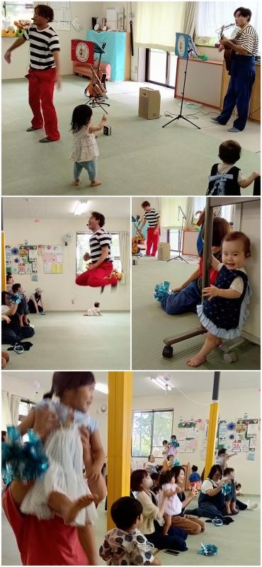 一緒に楽しむ子ども