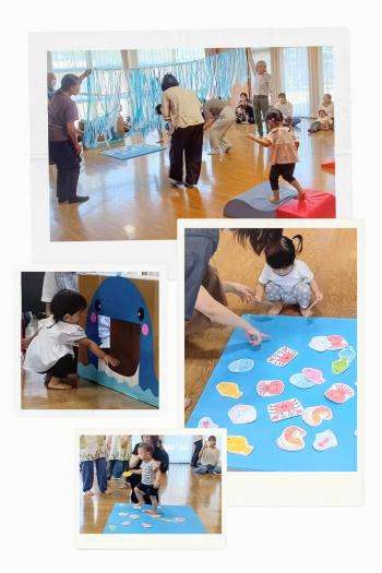 障害走の様子