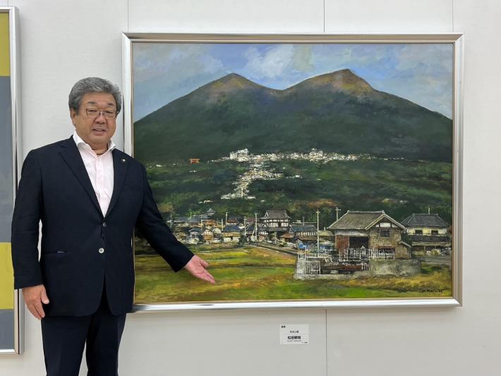 一面に広がる田植えを終えた田んぼ