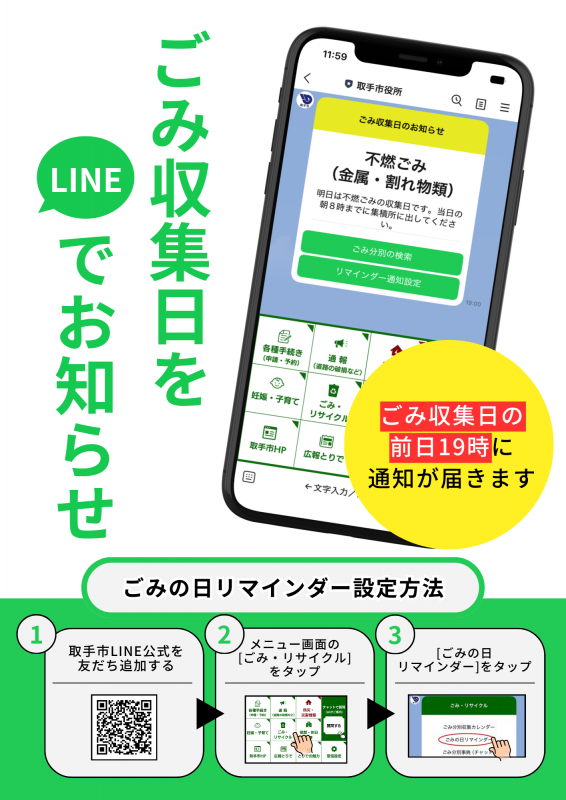 ごみリマインダーポスター