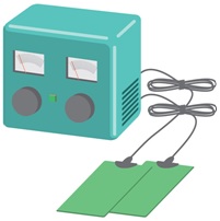 家庭用磁気熱治療器のイメージイラスト