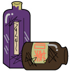 ごみイラスト_化粧ビン