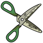 ごみイラスト_ハサミ