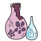 ごみイラスト_花瓶