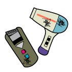 ごみイラスト_小型家電