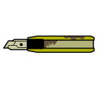 ごみイラスト_カッター