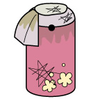 ごみイラスト_ポット