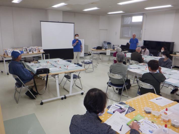 エコレン山口理事長が挨拶をしている様子