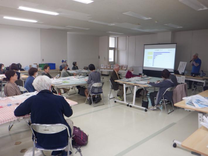 市民環境講座の座学の様子