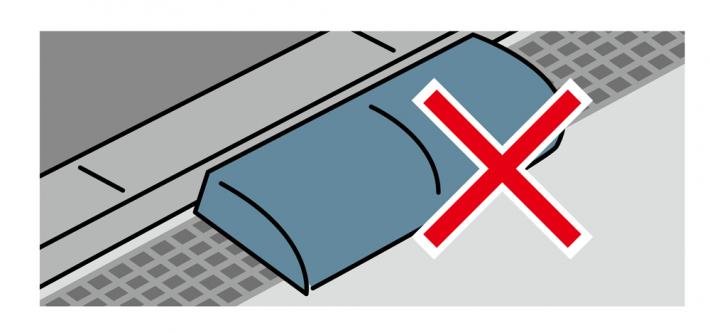乗り上げブロックのイラスト