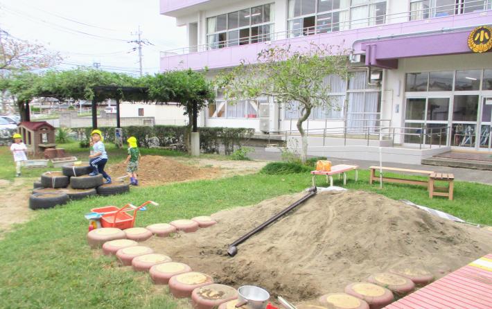 藤代幼稚園の砂場