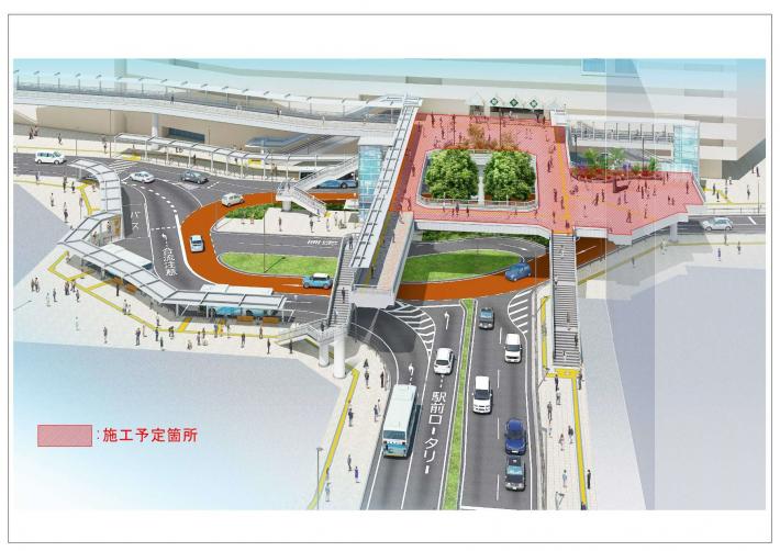 仕上げ工事施工位置