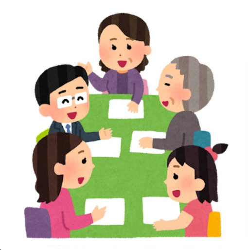 学校運営協議会メンバーの中から選出した「評価委員」のイメージ