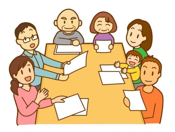 学校運営協議会はいろいろな職業のかたで構成されているイメージ