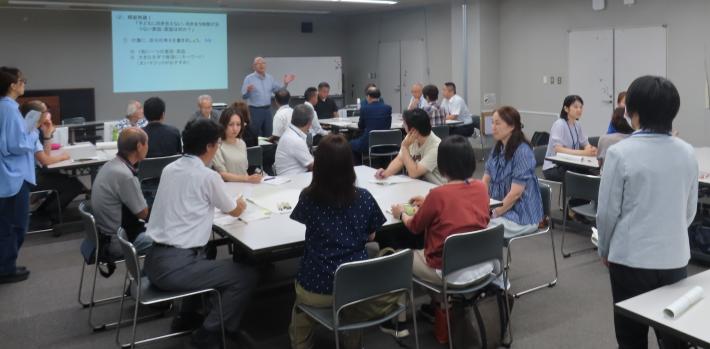 第2回一括研修会の熟議の様子