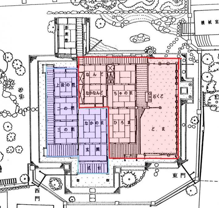 本陣平面図