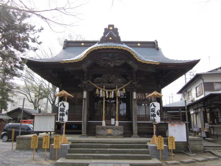 八坂神社拝殿の写真