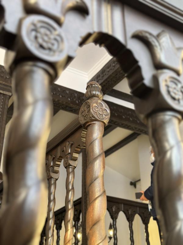 甚吉邸の手すり