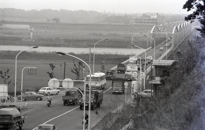 昭和44年に撮影した大利根橋の写真