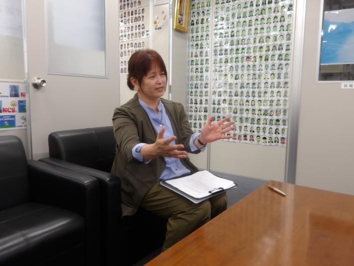 日本語学校つくばスマイルの金久保（かなくぼ）校長の画像