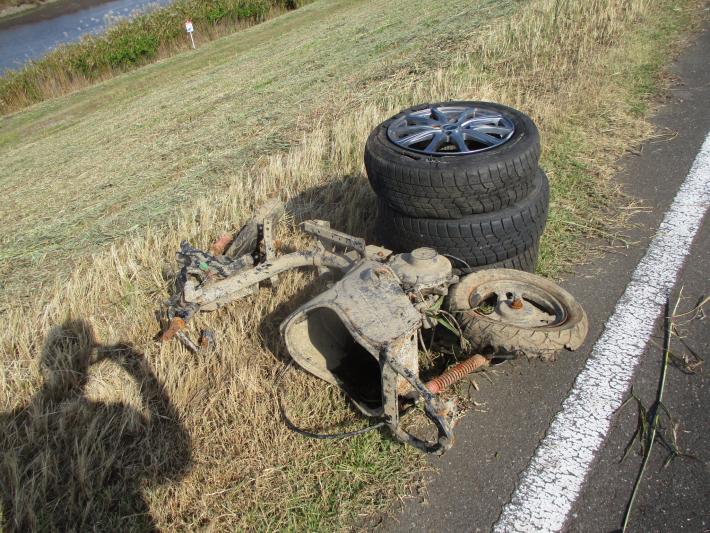 不法投棄ごみも撤去できました