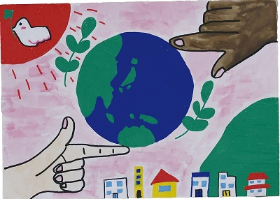 平和なまち絵画コンテスト2025年1-3「高村千代さん」の作品