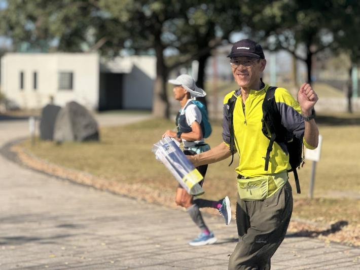 参加者の競技中写真