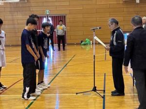 表彰式の様子です。