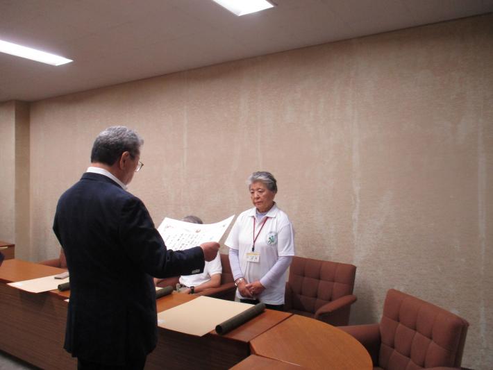県知事賞贈呈の様子です