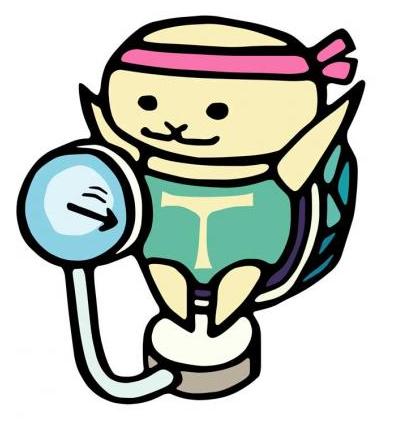 健康づくりをするとりかめくん