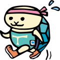 歩くとりかめくん